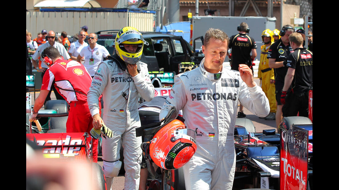 Schumacher & Rosberg - Formel 1 - GP Monaco - 26. Mai 2012