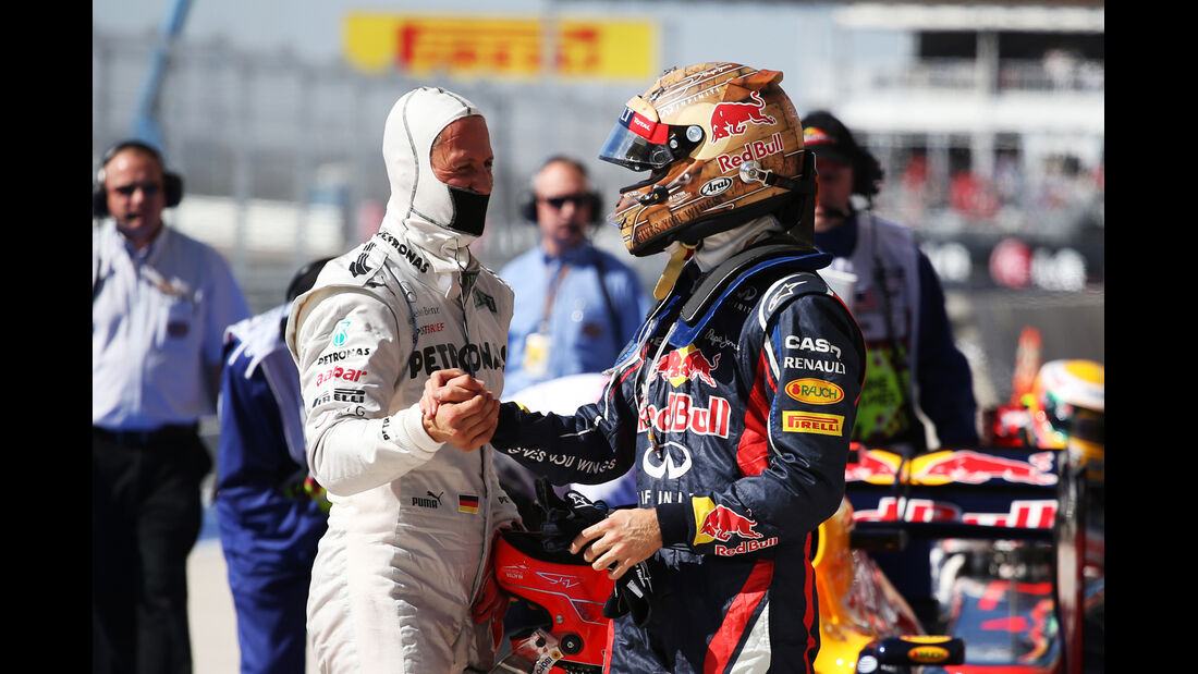 Schumacher & Vettel - Formel 1 - GP USA - Austin - 17. November 2012