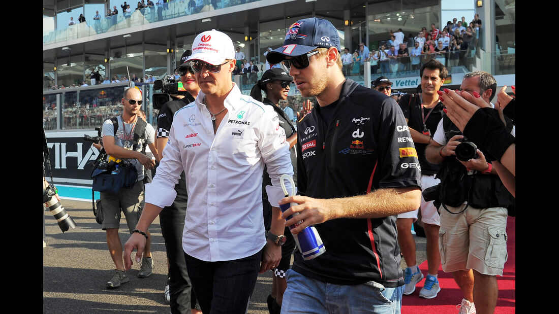 Schumacher & Vettel GP Abu Dhabi 2012