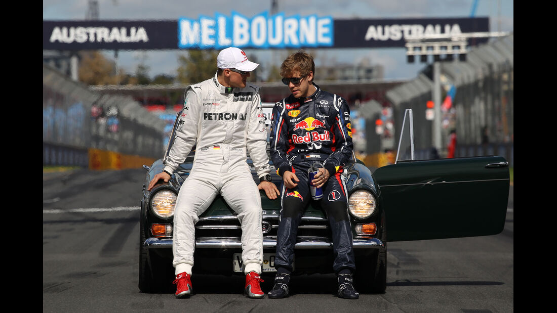 Schumacher & Vettel GP Australien 2012