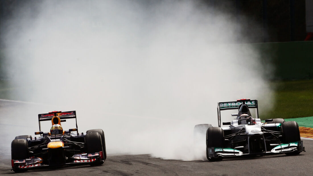 Schumacher & Vettel - GP Belgien 2012
