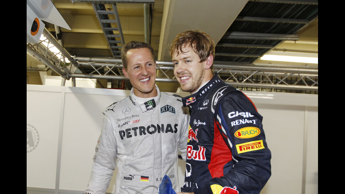 Schumacher & Vettel - GP Singapur 2014