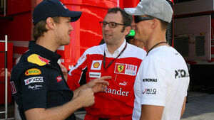 Schumacher und Vettel