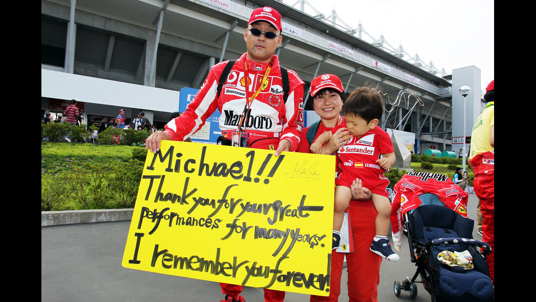 Schumi-Fan - Formel 1 - GP Japan - Suzuka - 6. Oktober 2012