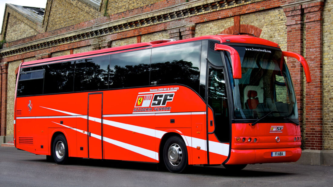 Scuderia Ferrari-Bus von Schumacher