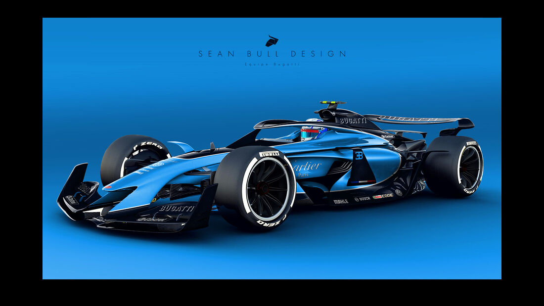 Sean Bull Design - Formel 1 2021 - Lackierung - Bugatti