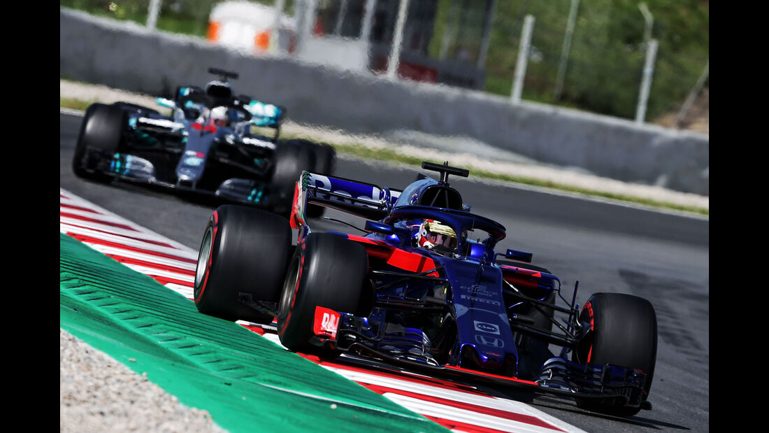 Sean Gelael - Toro Rosso - Formel 1 - Testfahrten - Barcelona - Dienstag - 15-5-2018