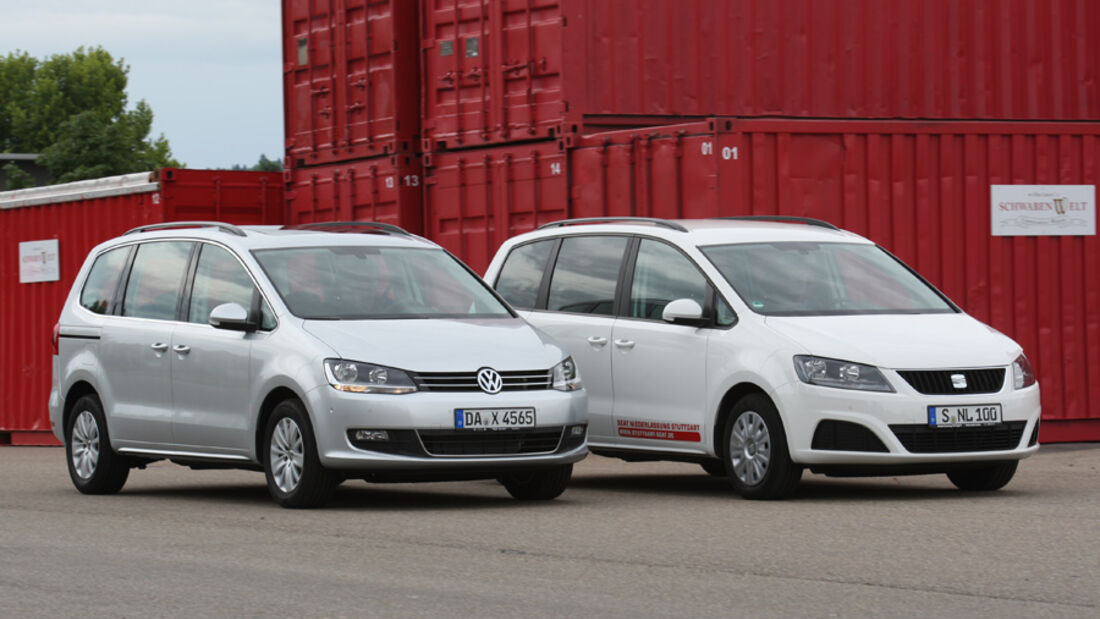 Bruderkampf: Welcher Van ist besser: Seat Alhambra oder VW Sharan? - AUTO  BILD