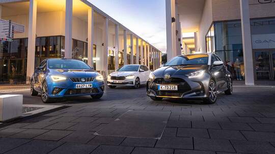 Seat Ibiza 1.0 TSI, Skoda Fabia 1.0 TSI, Toyota Yaris 1.5 VVT-I