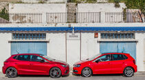 Seat Ibiza 1.0 TSI, VW Polo 1.0 TSI, Seitenansicht