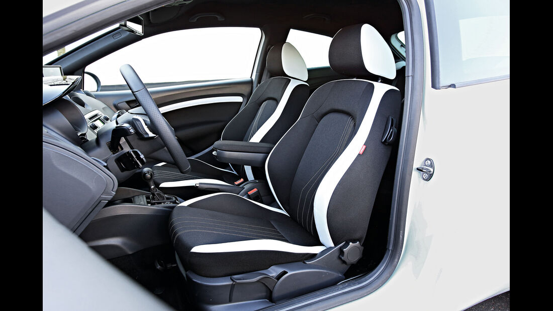 Seat Ibiza Cupra, Fahrersitz