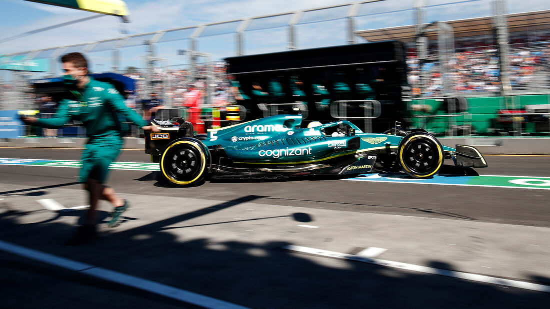 Sebastian Vettel - Aston Martin - Formel 1  - GP Australien - 8. April 2022