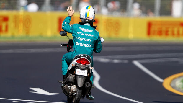 Sebastian Vettel - Aston Martin - Formel 1  - GP Australien - 8. April 2022