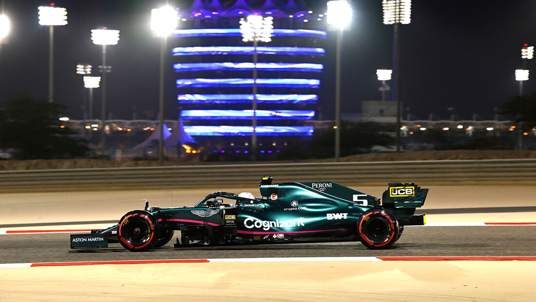 Sebastian Vettel - Aston Martin - Formel 1 - GP Bahrain - Qualifying - Samstag - 27.3.2021 