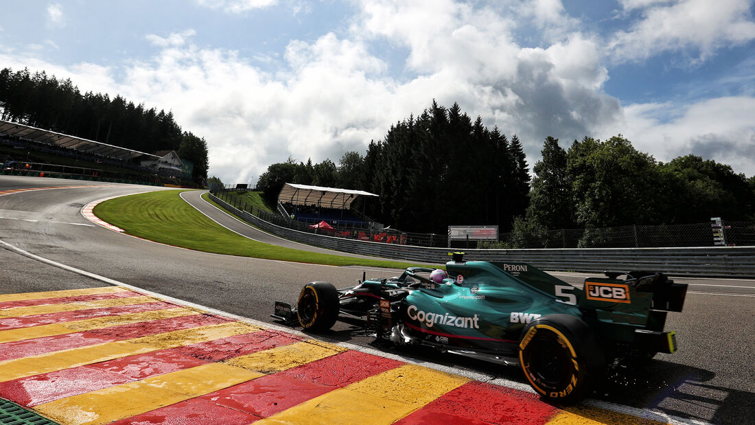 Sebastian Vettel - Aston Martin - Formel 1 - GP Belgien - Spa-Francorchamps - 27. August 2021