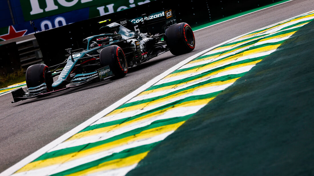 Sebastian Vettel - Aston Martin - Formel 1 - GP Brasilien - Sao Paulo - Freitag - 12.11.2021