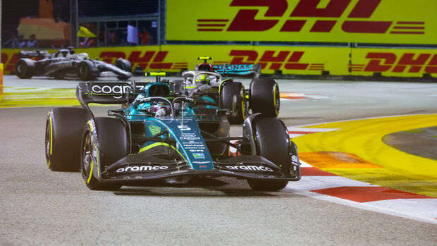 Sebastian Vettel - Aston Martin - Formel 1 - GP Singapur 2022 - Rennen