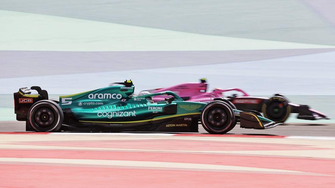 Sebastian Vettel - Aston Martin - Formel 1 - Test - Bahrain - 11. März 2022
