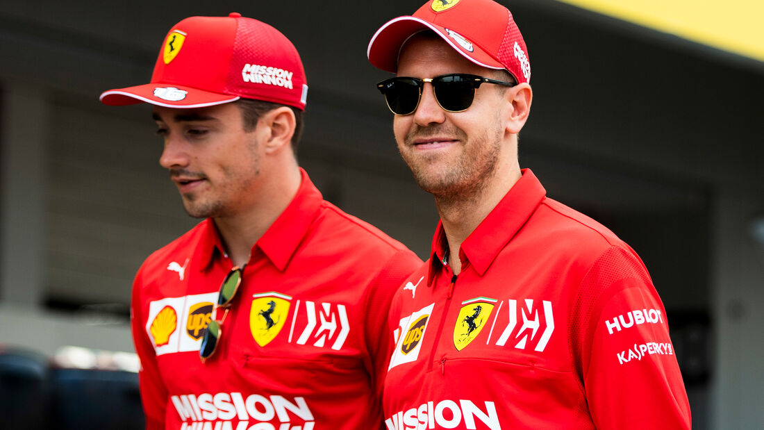 Sebastian Vettel - Charles Leclerc - Ferrari - GP Japan 2019 - Suzuka