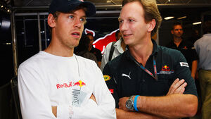 Sebastian Vettel & Christian Horner