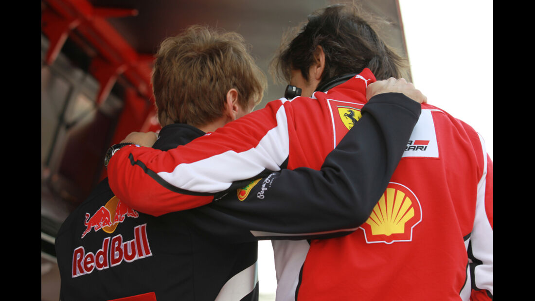 Sebastian Vettel - Fernando Alonso - Formel 1-Test Barcelona - 3. März 2012