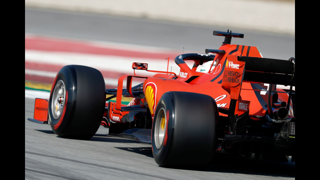 Sebastian Vettel - Ferrari - Barcelona - F1-Test - 01. März 2019