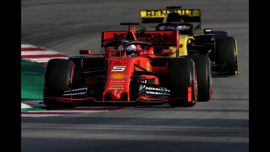 Sebastian Vettel - Ferrari - Barcelona - F1-Test - 26. Februar 2019