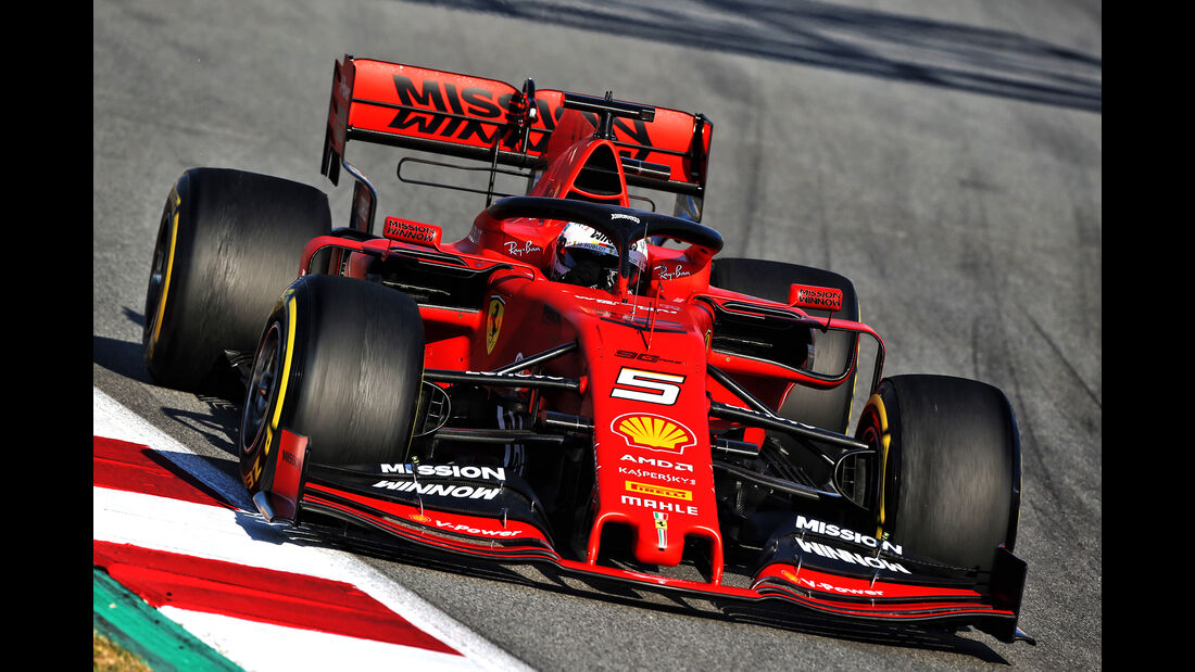 Sebastian Vettel - Ferrari - Barcelona - F1-Test - 27. Februar 2019