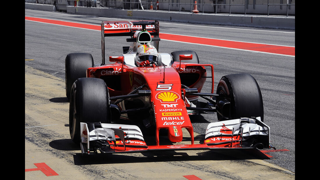 Sebastian Vettel - Ferrari - Barcelona-Test - 17. Mai 2016