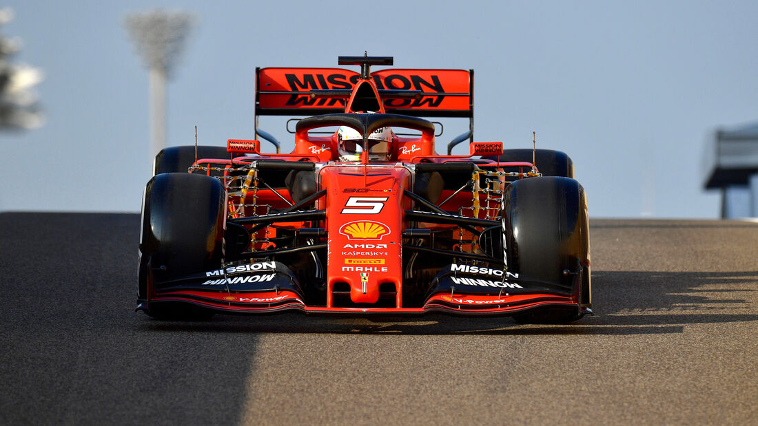 Sebastian Vettel - Ferrari - F1-Test - Abu Dhabi - 3. Dezember 2019