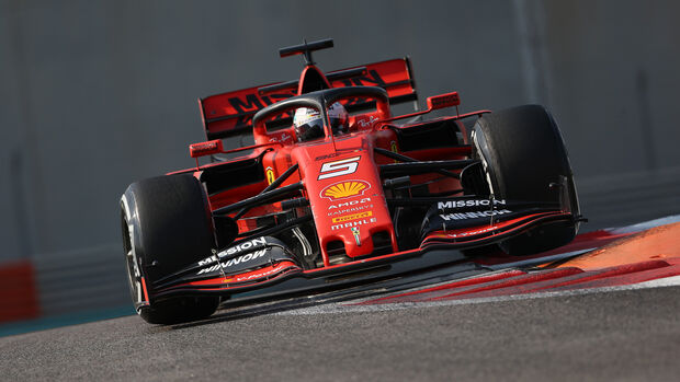 Sebastian Vettel - Ferrari - F1-Test - Abu Dhabi - 3. Dezember 2019