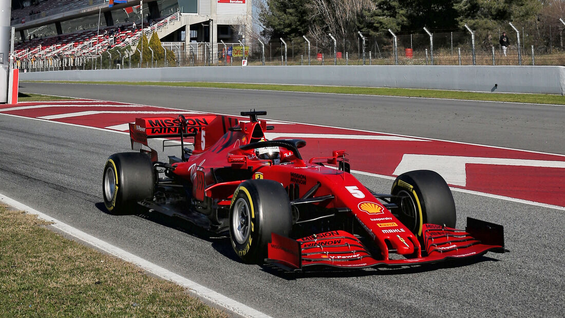 Sebastian Vettel - Ferrari - F1-Test - Barcelona - 20. Februar 2020