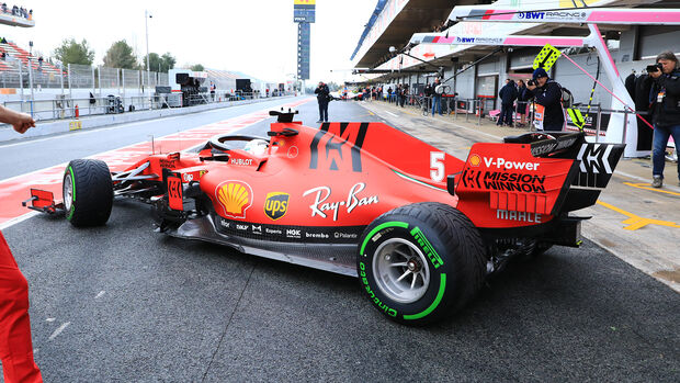 Sebastian Vettel - Ferrari - F1-Test - Barcelona - 27. Februar 2020