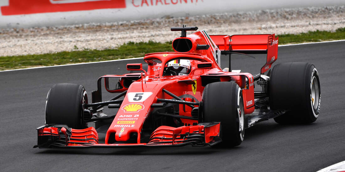 Sebastian Vettel - Ferrari - F1-Test - Barcelona - Tag 2 - 27. Februar 2018