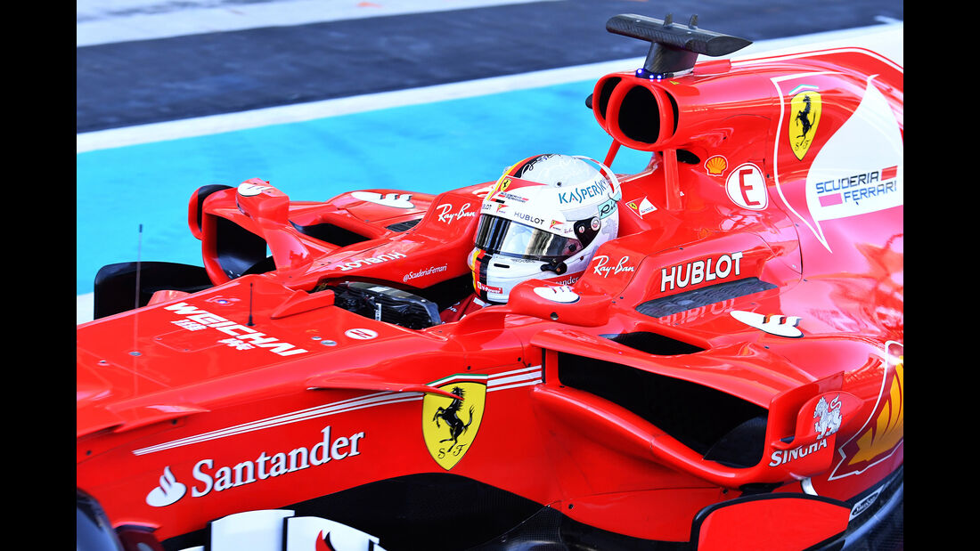 Sebastian Vettel - Ferrari - Formel 1 - Abu Dhabi - Test 2 - 29. November 2017