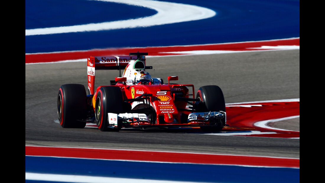 Sebastian Vettel - Ferrari - Formel 1 - Austin - GP USA - 22. Oktober 2016