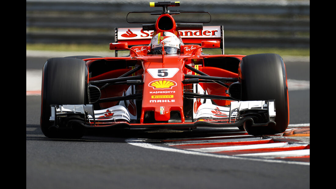 Sebastian Vettel - Ferrari - Formel 1 - Budapest - Test - 2. August 2017