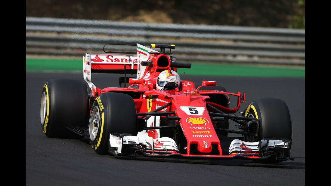 Sebastian Vettel - Ferrari - Formel 1 - Budapest - Test - 2. August 2017