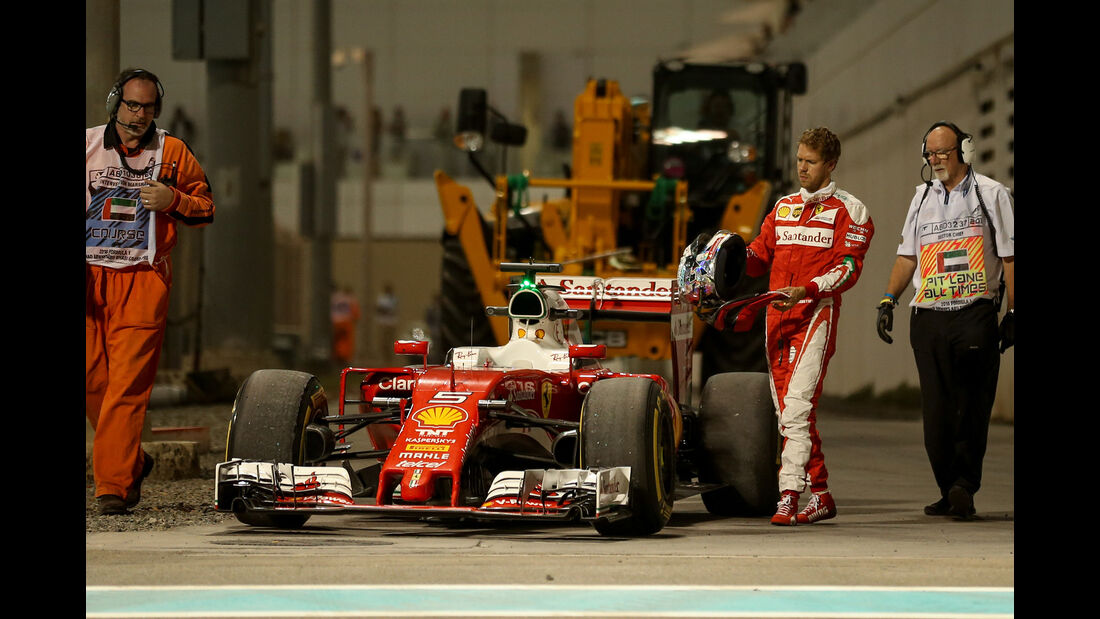 Sebastian Vettel - Ferrari - Formel 1 - GP Abu Dhabi - 25. November 2016