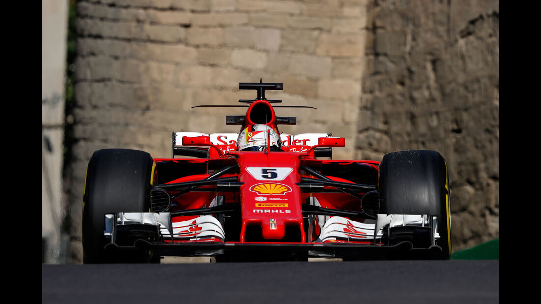 Sebastian Vettel - Ferrari - Formel 1 - GP Aserbaidschan 2017 - Training - Freitag - 23.6.2017