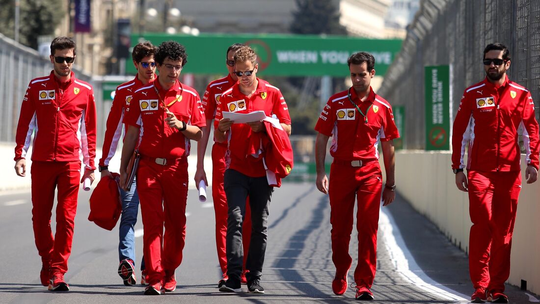 Sebastian Vettel - Ferrari - Formel 1 - GP Aserbaidschan - 26. April 2018