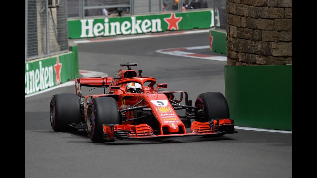 Sebastian Vettel - Ferrari - Formel 1 - GP Aserbaidschan - 28. April 2018