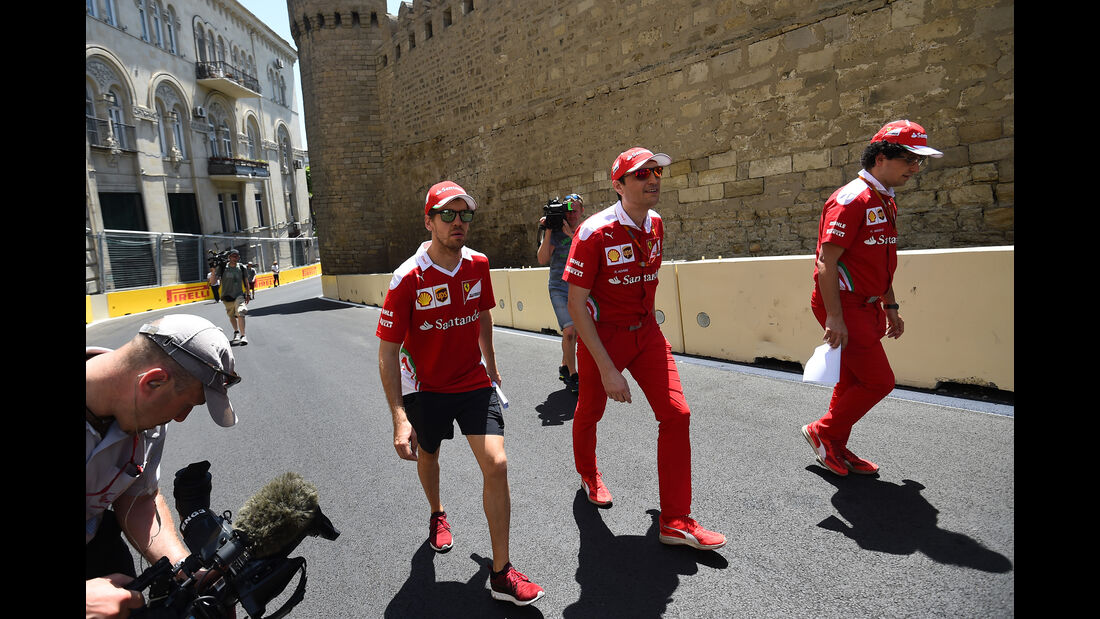 Sebastian Vettel - Ferrari - Formel 1 - GP Aserbaidschan - Baku - 16. Juni 2016