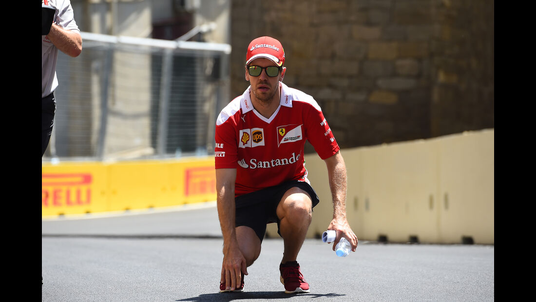 Sebastian Vettel - Ferrari - Formel 1 - GP Aserbaidschan - Baku - 16. Juni 2016
