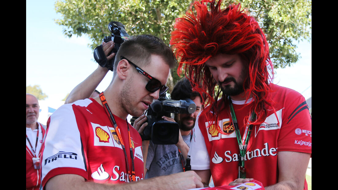 Sebastian Vettel - Ferrari - Formel 1 - GP Australien - Melbourne - 11. März 2015