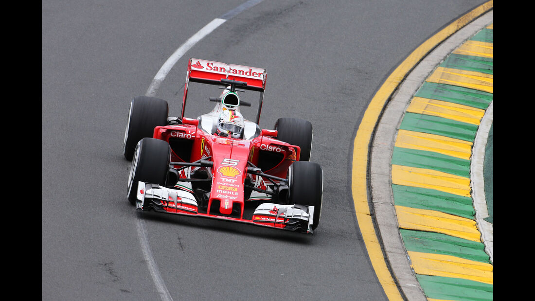 Sebastian Vettel - Ferrari - Formel 1 - GP Australien - Melbourne - 18. März 2016