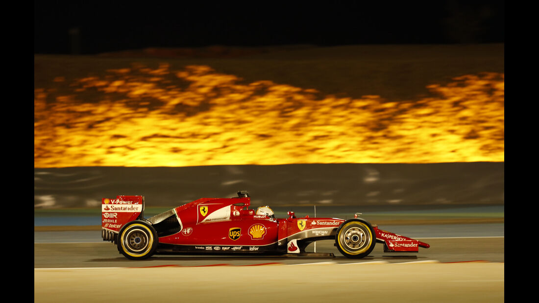 Sebastian Vettel - Ferrari - Formel 1 - GP Bahrain -  17. April 2015
