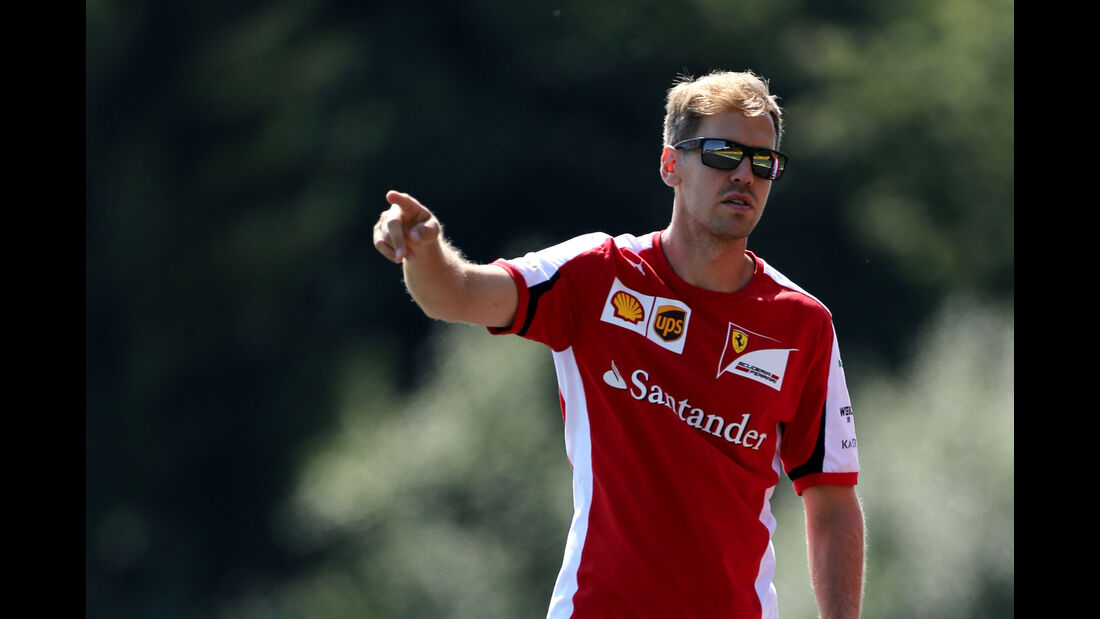 Sebastian Vettel - Ferrari - Formel 1 - GP Belgien - Spa-Francorchamps - 20. August 2015