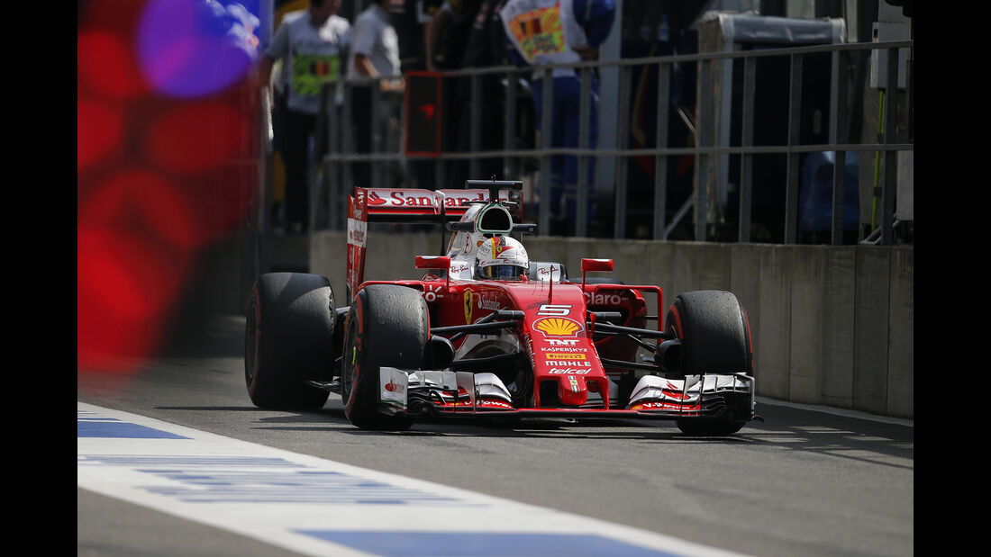 Sebastian Vettel - Ferrari - Formel 1 - GP Belgien - Spa-Francorchamps - 26. August 2016