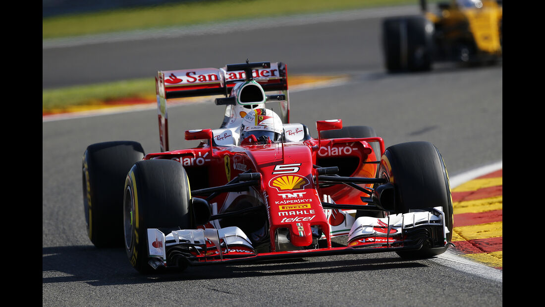 Sebastian Vettel - Ferrari - Formel 1 - GP Belgien - Spa-Francorchamps - 26. August 2016